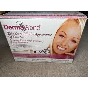 DermaWand Advanced Radio Frequency Beauty Treatment Kit New As Seen On TV